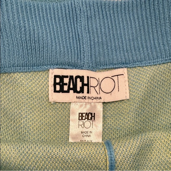 Beach Riot Sky Blue and Cream Knit Top - Picture 2 of 11